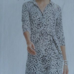 Cabi "New Printed Shirt Dress" w/ belt - Small